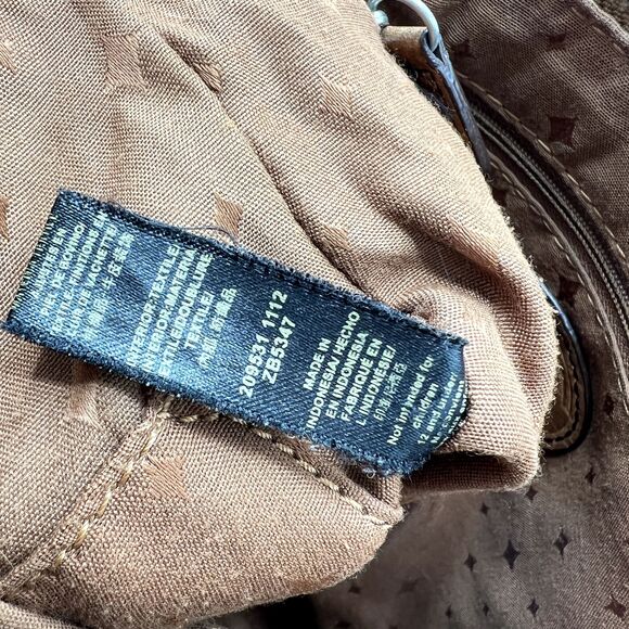 Fossil Crossbody Marlow Signature Shoulder Bag Brown/Tan Fabric Leather ZB5347 - Picture 10 of 10